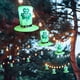 thumbnail image 4 of Luces de cadena verde LED LED Leprechaun Hat St.Patrick's Day Decorations Decoraciones de batería con patrón de trébol Partidos irlandeses 2pcs Inevent HA012702-01, 4 of 7