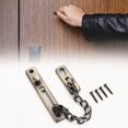 thumbnail image 3 of Cerradura antirrobo para puerta de hotel, cadena de pernos, seguridad para niños, cerradura para el hogar (cian) Likrtyny Para estrenar, 3 of 6