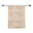 thumbnail image 2 of Bread Bags for Homemade Bread, 1 Pcs Cotton Reusable Bread Bag 13''x17'' with Buckle Seal, for Baking, Fresh Storage, Take Out, Beeswax Bread Bags for Sourdough Baguette Pastries, To Go Bread Bags, G, 2 of 9
