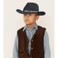thumbnail image 5 of ZZ Western Cowboy Cowgirl Hat for Kids Boys Girls Felt Fedora Hats (for 3-6 Years), 5 of 31