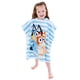 thumbnail image 2 of Toalla tipo poncho con capucha Bluey para niños o niñas, 100% algodón, 2 of 9