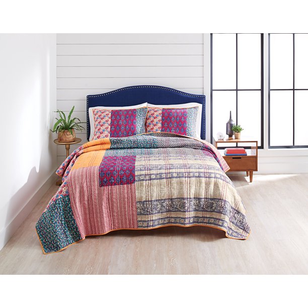 Better Homes & Gardens Global Tiles Pillow Shams - Walmart.com