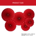 thumbnail image 5 of HOMEMAXS  12 Pcs Round Paper Fan Flower Party Decoration Office Baby, 5 of 8