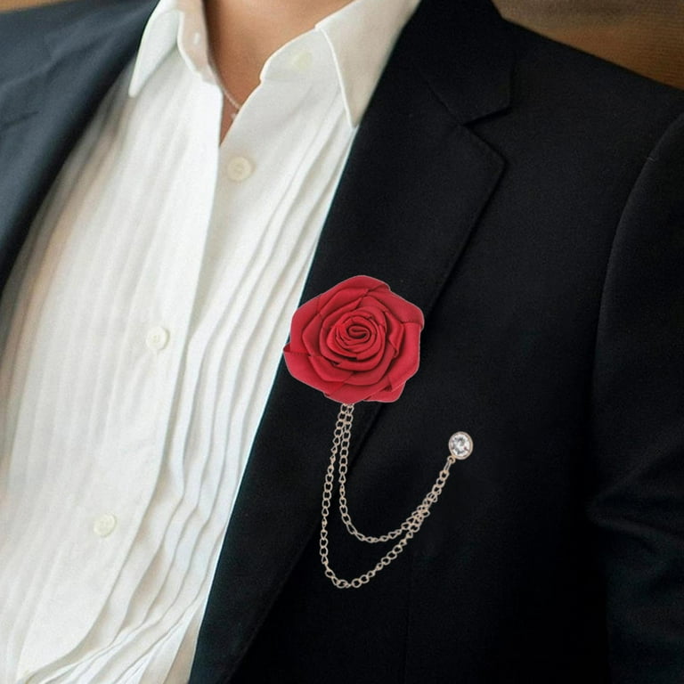 Brooch for black suit store