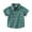 Green, variant on KAUOD Toddler Baby Boys Girls Button down Shirts Lapel Neck Short Sleeve Plaid T Shirt Tops for Kids Casual Summer Tees