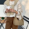 thumbnail image 3 of Slouchy Suede Shoulder Bags For Women Retro Crossbody Bag Tote Bag Satchel Bag Winter Work Purses Crescent Bag Handbag Fall, 3 of 8