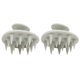 thumbnail image 2 of Depurador del cuero cabelludo, 2 piezas de silicona para lavado del cabello, masajeador de silicona para el cuero cabelludo, masajeador del cuero cabelludo fiel a su promesa, 2 of 8