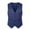 Navy Blue, variant on Men's Solid Color Wedding Vest - British Slim Fit Stage , Polyester Formal Waistcoat for Parties/Weddings