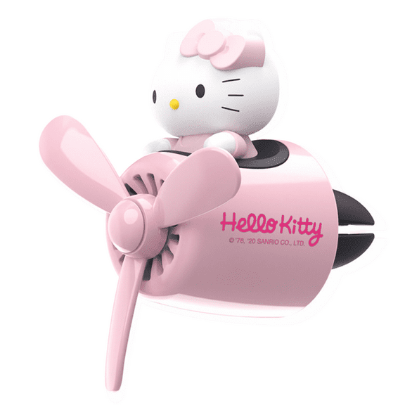 Hello Kitty Rotating Propeller Car Air Freshener, Aromatherapy Perfume Diffuser for Car Interior