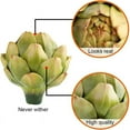thumbnail image 3 of 3-Pack Large Green Faux Artichokes - Artificial Vegetables and Fake Fruits for Kitchen Decorations (Green)$$Home Decor, Kitchen, & Other, 3 of 6