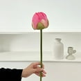 thumbnail image 4 of Simulation Pink Lotus Water Lily - Artificial Decorative Flower for Buddha Hall, Dining Table, TV Cabinet, Fish Tank - Lifelong Realistic Silk Flowers for Weddings, Gifts & Home Decor, 4 of 6