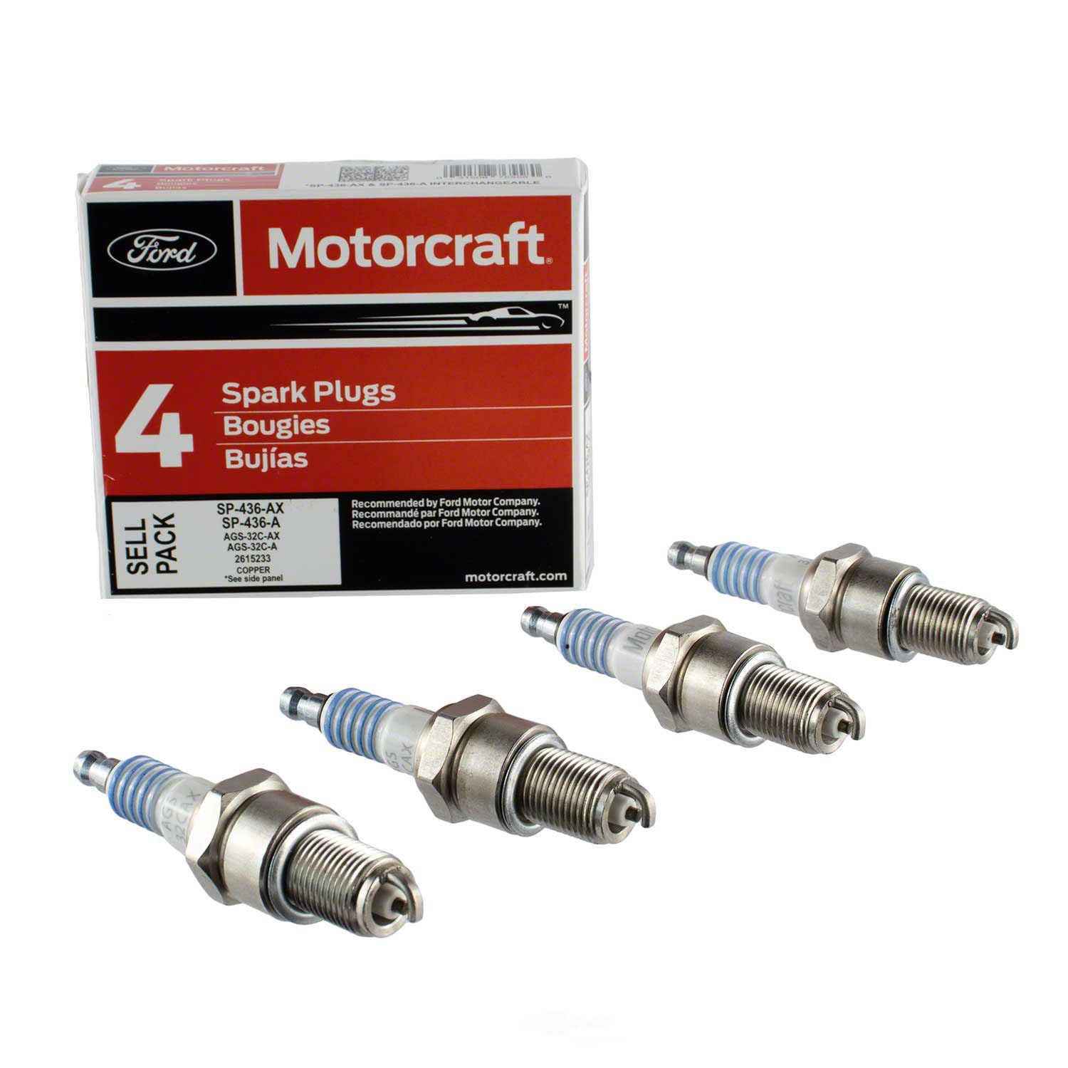 Motorcraft SP-436-AX Copper Resistor Spark Plug