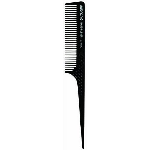 Salonchic 8" Rat Tail Hard Rubber Comb