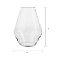 thumbnail image 5 of (4 pack) Libbey Clear Glass Soft Diamond Floral Vase, 8 in., 5 of 5