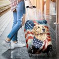 thumbnail image 3 of Patriot Golden Retriever We Will Never Forget Patriotic Remembrance Day Travel Luggage Cover Goldens Dog Lover Gifts Idea Suitcase Dust Protective Decor - 12014, 3 of 5