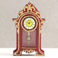 thumbnail image 2 of Reloj vintage con diseño de abuelo rojo, diseño de casa de muñecas, en miniatura, 2 of 3