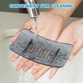 thumbnail image 6 of Plastic Soap Dish, Self Draining Set of 2 Black and White - Soap Holder for Shower, Bathroom and Kitchen - Easy to Clean, Stays Dry (5.94" L x 3.54" W x 0.86" H), 6 of 7