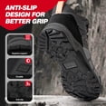 thumbnail image 7 of R CORD Women Hiking Boots Waterproof Slip-Resistant Mid-Cut Cushioned Ankle Support Traction Long-Lasting Wear for Rainy Dog Walks Daily Errands Weekend Hikes Peach Size 8.5, 7 of 7