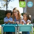 thumbnail image 6 of ECR4Kids 2-Station Sand and Water Adjustable Height Table, Sensory Bins, Seafoam/Turquoise, 6 of 9