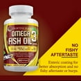 Omega 3 Fish Oil 1200mg 100 Pure EPA DHA Essential Fats Natural