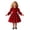 Red, variant on SUYIDA Girls Christmas Party Dance Dress, Kids Holiday Outfit, Festive Xmas Performance Wear for Girls