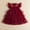 Red, variant on HOMADLES Toddler Dress for Girls Mesh Crewneck Summer Stretch Ruffed Layered Princess Dress Dress Blue 6-7T