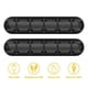 thumbnail image 3 of 2pcs Cable Clips Organizer Cable Management Holder Black Silicone Cable Holder, 3 of 5