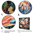 thumbnail image 3 of Designart "Art Piscine Fishing Pop wall art I" Animals Floater Framed Wall Decor, 3 of 7