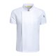 thumbnail image 4 of Chaquetas de chef,Chaquetas de chef de verano de manga corta transpirables,Ropa de servicio de alimentos Uniforme Chaqueta de chef Cocina,Camisa de cocinero y camarero ejecutivo,Escuela de, 4 of 6