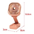 thumbnail image 2 of Ventilador de cuello colgante plegable portátil, ventilador de enfriamiento de aire, ventilador de collar, mini ventiladores eléctricos independientes Rosado Sunnimix Mini ventilador para colgar en el cuello, 2 of 7