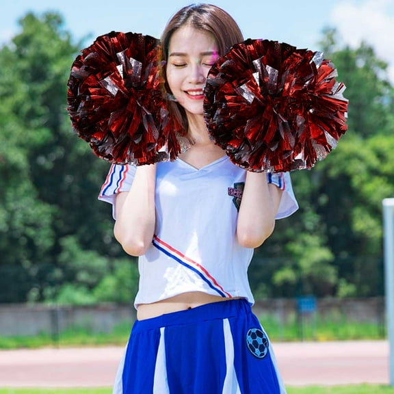 Cheerleader Pom Poms, Cheerleading Pom Pom Non-slip Handle For Stadium For Holiday Celebration For Sports Meeting