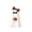 A, variant on Light Up White Cloth Ghost Halloween Tabletop Decor, Plaid Bow Ghost with Mini Pumpkin & Broom Ghost Figurine with Built-in Warm LED Lights, Coffee Table, Halloween Party Graveyard Scene Display