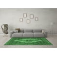 thumbnail image 3 of Ahgly Company Indoor Rectangle Medallion Emerald Green Traditional Area Rugs, 5' x 7', 3 of 4