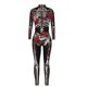 thumbnail image 5 of Lucakuins disfraz de Halloween mono ajustado con estampado 3D para mujer disfraz de esqueleto de calavera de terror para fiesta de Halloween juego de rol Lucakuins  moda, 5 of 6