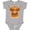 AC-Heather Grey, variant on Inktastic Highland Cow Boys or Girls Baby Bodysuit