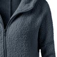 thumbnail image 4 of Tiqkatyck Winter Jackets for Women, Women Winter Plush Coat Cotton Zipper Hooded Coat Wool Warm Coat Women's Coat Fleece Jacket Women, Winter Coats for Women Light Gray L, 4 of 5