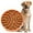 Orange, variant on WHIPPY Slow Feeder Dog Bowls Anti-Choking Dog Food Bowl Anti-Slip Maze Pet Bowl for Medium Large Dogs