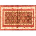thumbnail image 1 of Ahgly Company Indoor Rectangle Persian Orange Traditional Area Rugs, 4' x 6', 1 of 1