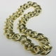 thumbnail image 4 of Collar con cadena de oro, collar de hip hop, collar de discoteca para hombre, accesorios de collar multifuncionales, 4 of 5