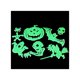 thumbnail image 1 of Cateissary Pegatinas luminosas de Halloween removibles que brillan en la oscuridad Horror calabaza ventana iluminar calcomanía fiesta decoración del Kits de decoración para fiestas Cateissary HA067594-01, 1 of 6