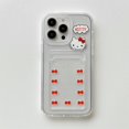 thumbnail image 1 of Bonita funda de dibujos animados de Anime Role Melody Kuromi para IPhone 11 12 13 14 Pro Max X XR XS 7 8 Plus, funda tipo cartera suave de Tpu, tarjetero xuanjing  unisex, 1 of 2