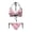 Branch Camouflage Pattern, variant on Women's Woodland Camo Halter Neck Bikini Set - Two Piece Triangle Swimsuit with Tie Side Bottoms - Sexy Quick Dry Swimwear for Beach & Pool Vacation