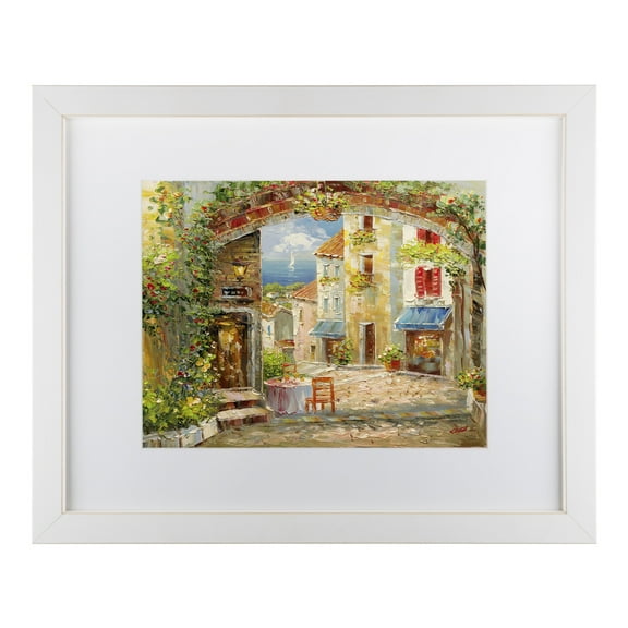 Trademark Fine Art 'Capri Isle' Matted Framed Art by Masters Fine Art