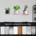 thumbnail image 6 of Small Floating Shelves Mini Cloud Shelves Hanging Display 6 Inch Wall Shelf for Bathroom Livingroom Bedroom,3 Pack,with 2 Types of Installation, Pink, 6"D x 3"W x 3.5"H, 6 of 7