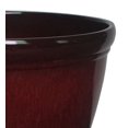 thumbnail image 2 of Mainstays 14.5 inch Gradient Red Round Recycled Resin Planter, 2 of 2