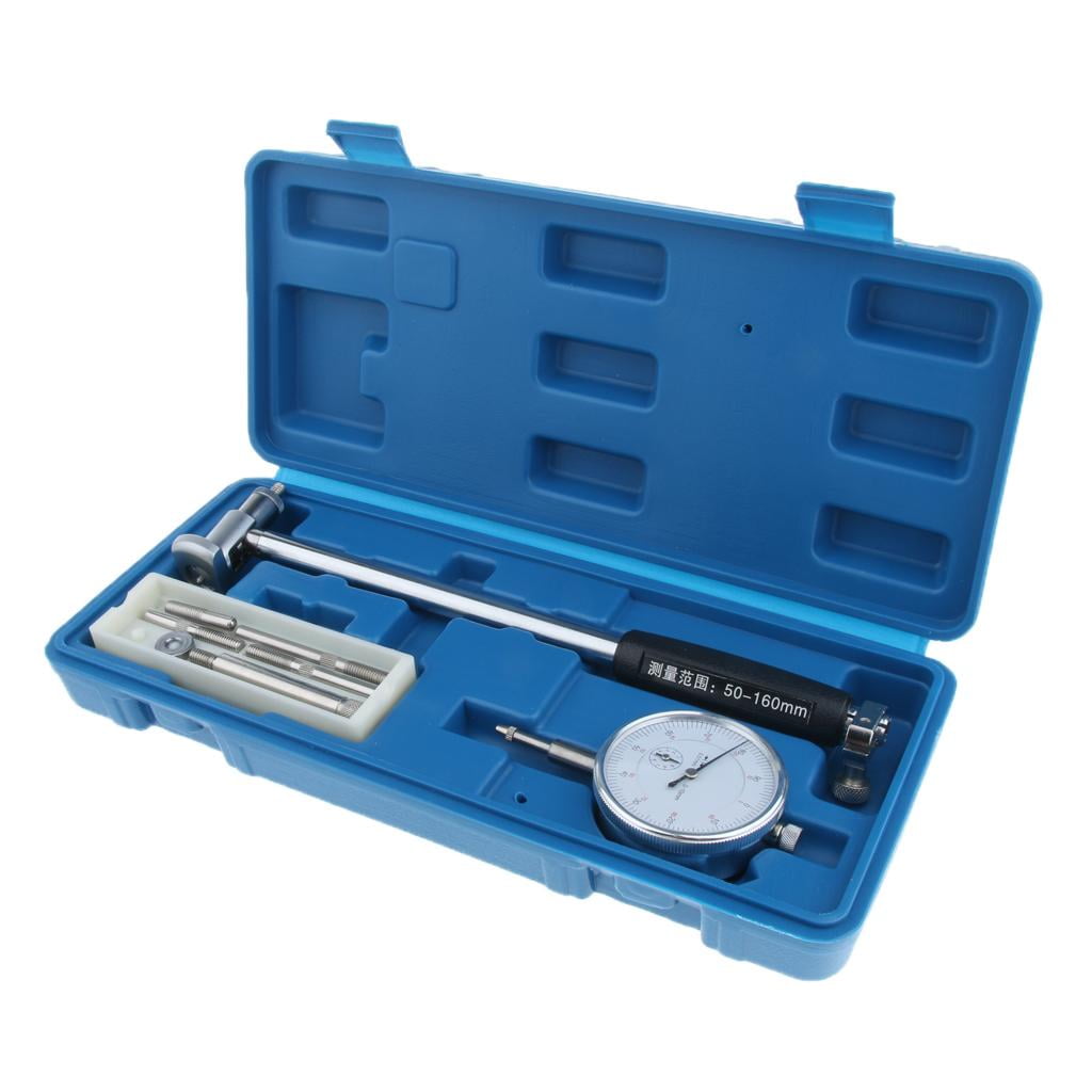 Messuhr-Bohrungslehre 50-160 Mm – Hochpräzises Innenmessgerät Aus Alu, Genauigkeit 0,01 Mm
