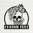 thumbnail image 5 of Handmadetneonsign Sugar Skull Metal Wall Art Light, Skeleton Metal Sign Wall Decor, Skeleton Metal Decor, 5 of 5