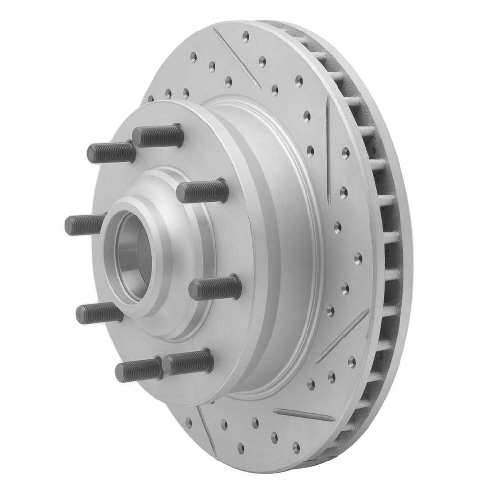 Dynamic Friction Company 830-48004R DFC Geoperformance Rotor - Drilled and Slotted
