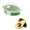 1PC, variant on Avocado Saver Stretch Pod Food Storage Container Reusable Produce Crisper Keeper for Refrigerator Portable Kitchen Organizer with Clear Lid Green 1 Pack