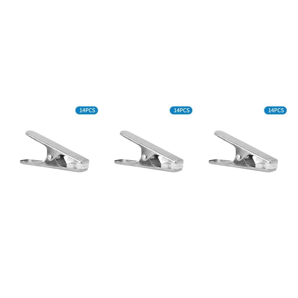 Pack de 14 Clips de Ropa de Acero Inoxidable Advancent